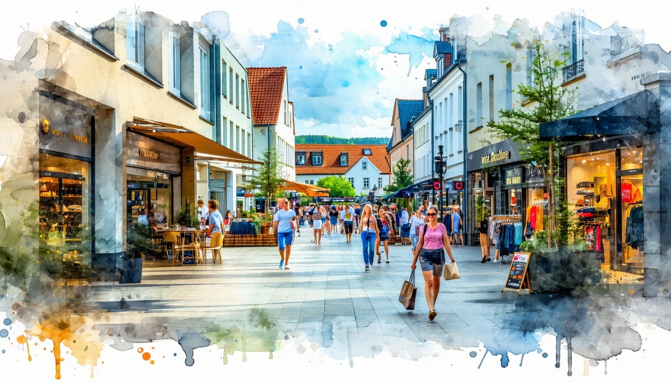 shopping center in kiel germany
