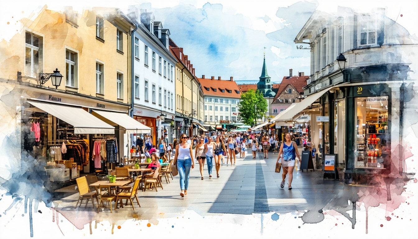 kiel germany shopping mall