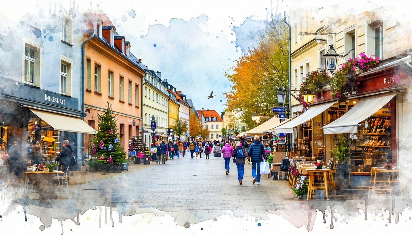 kiel innenstadt shoppen