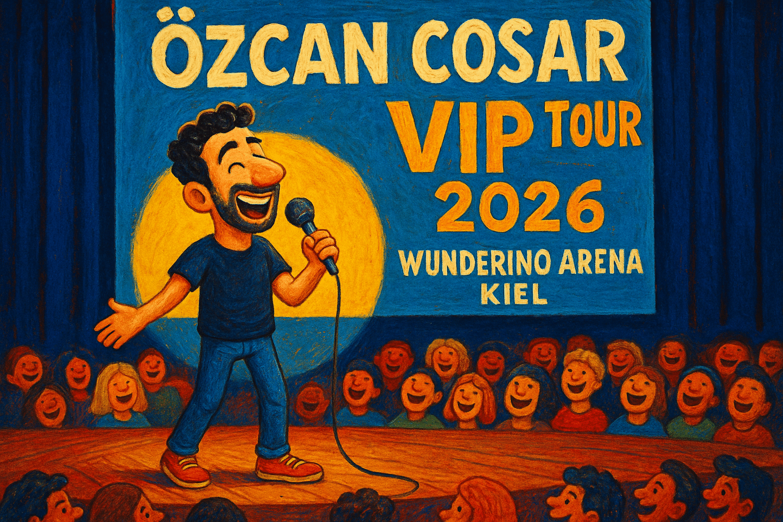 Özcan Cosar live in der Wunderino Arena Kiel am 08.11.2026 bei seiner Comedyshow „VIP Tour 2026