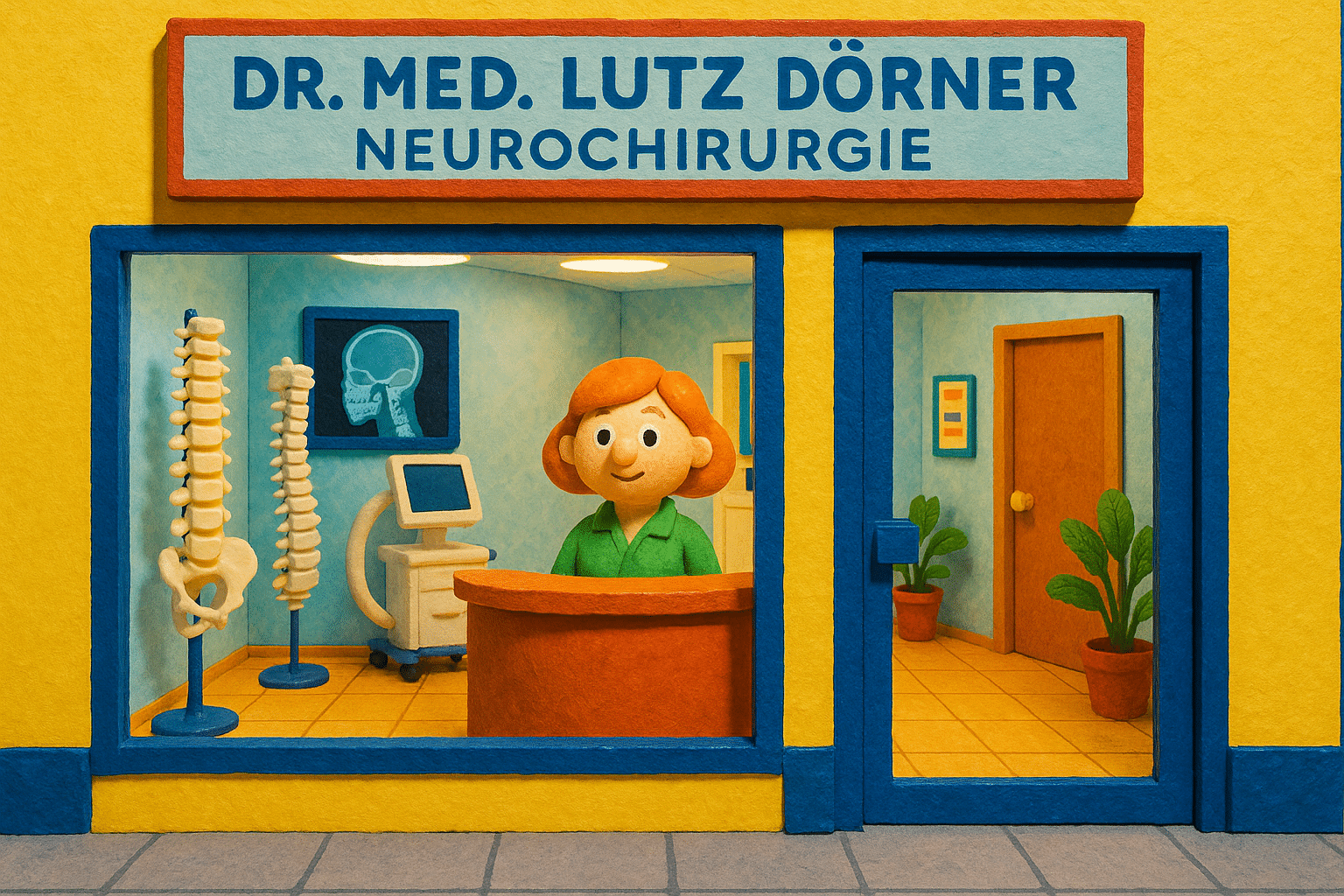 Moderne Neurochirurgie-Praxis von Dr. Lutz Dörner in Kiel mit hochwertiger Ausstattung
